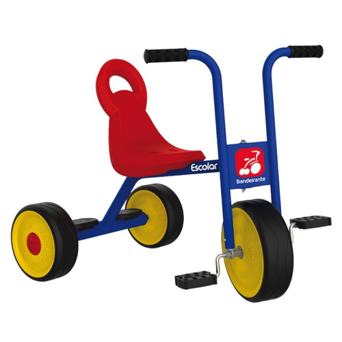 Triciclo Escolar 3 Roda Velotrol Pega Carona Motoca Infantil